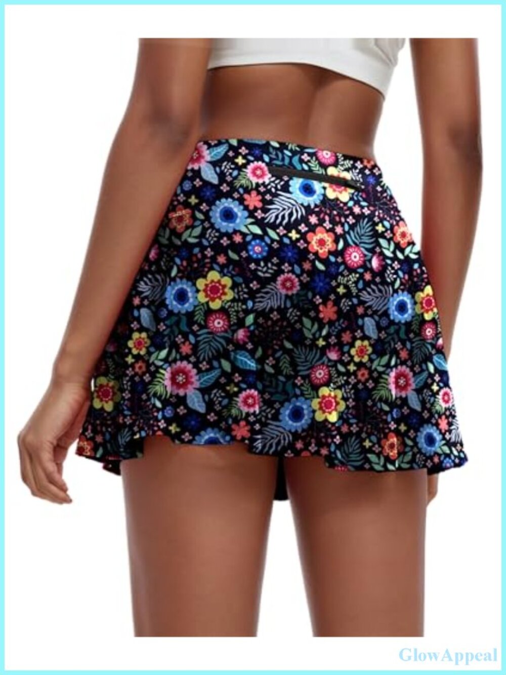 High Waisted Pleated Skort with Pockets Athletic Tennis Golf Skirt Quick-Dry
